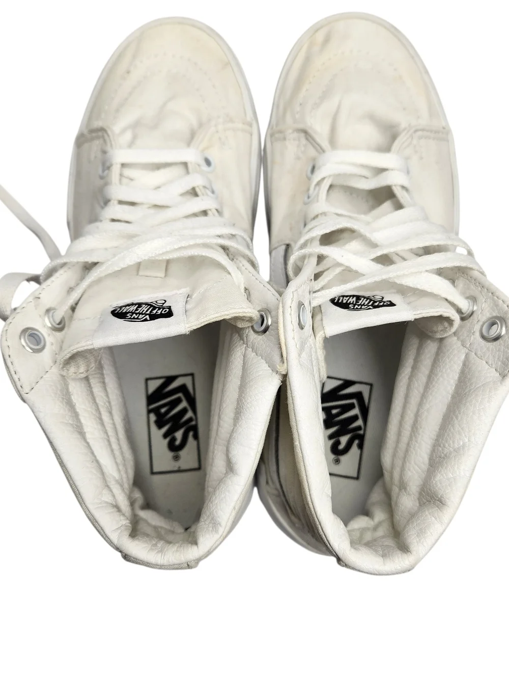 Vans Sk8-Hi Platform Sneakers in Off-White
